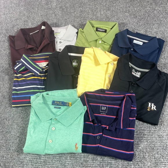 Ralph Lauren Other - Lot of 10 Golf Polos Mens Shirts Large Ralph Lauren Orvis Under Armour Wholesale